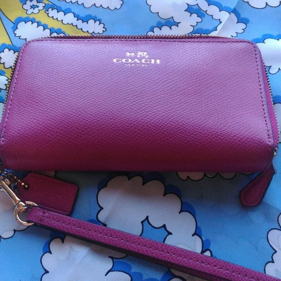 COACH leather wallet